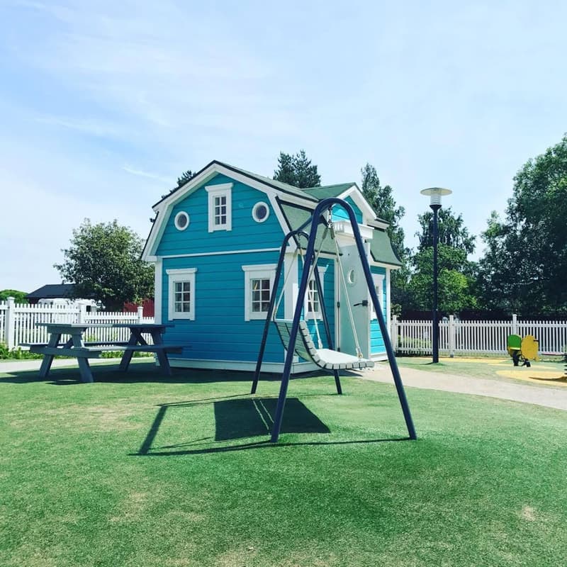 A miniature model of the Onneli and Anneli house can be found at Laivasilla Playground.