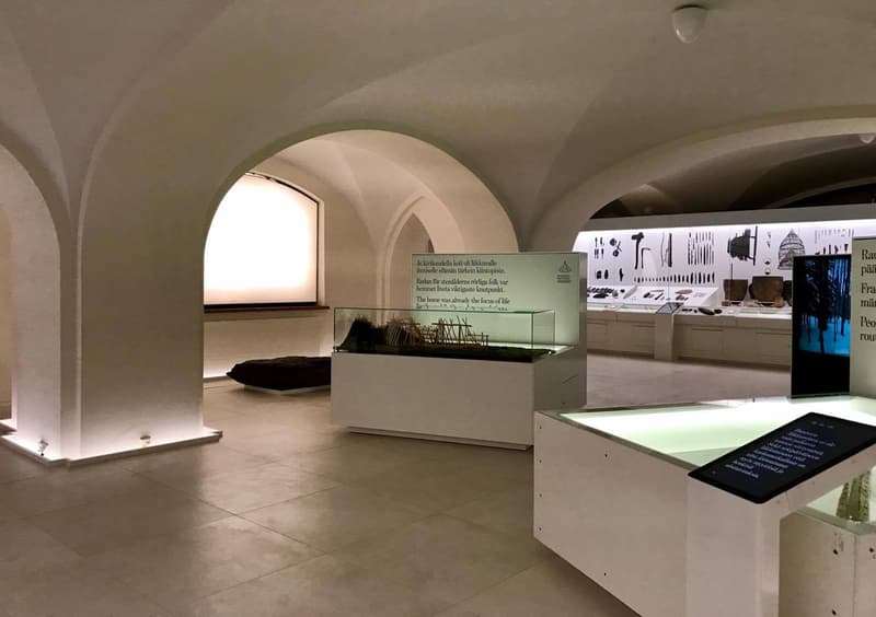 In the Prehistory exhibition, you can explore history with modern technology.