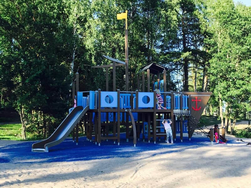 Westend beach's play area.