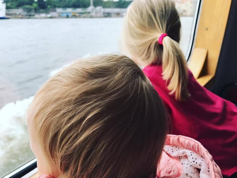 The ferry ride to Suomenlinna is an adventure for little ones.