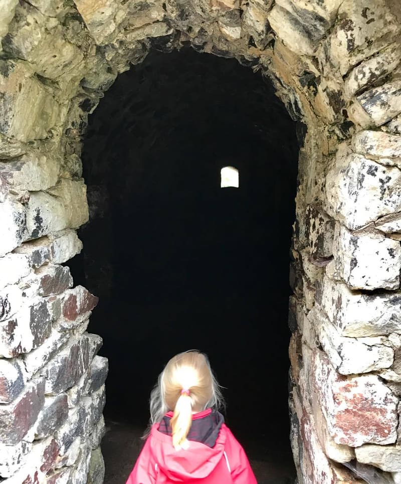 Suomenlinna's caves invite exploration.