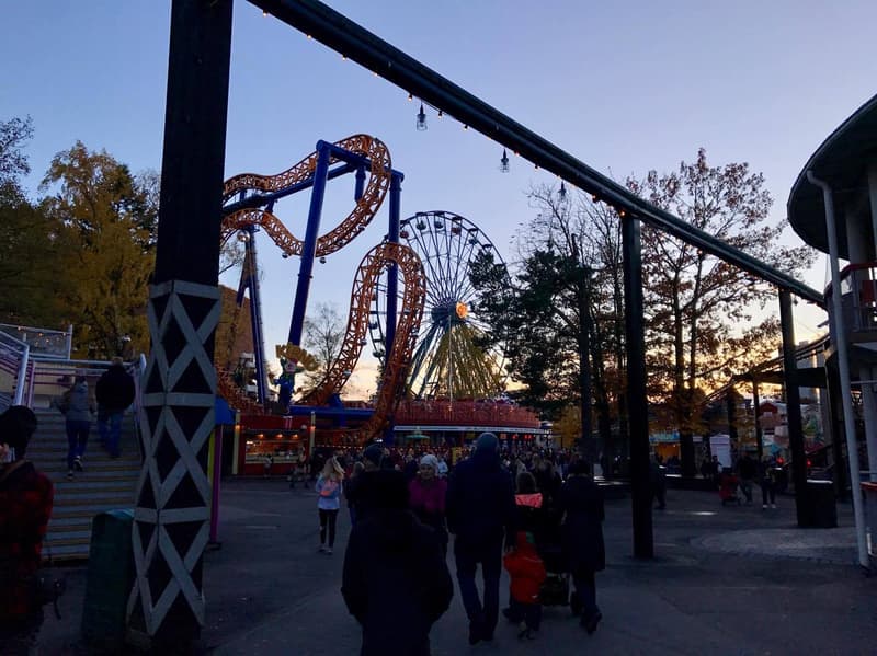 It's worth heading to Linnanmäki Light Carnival as dusk falls.