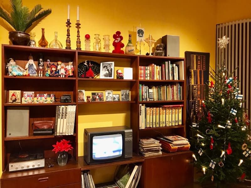 Christmas in the grandma's house at the Helsinki City Museum's Children's City!