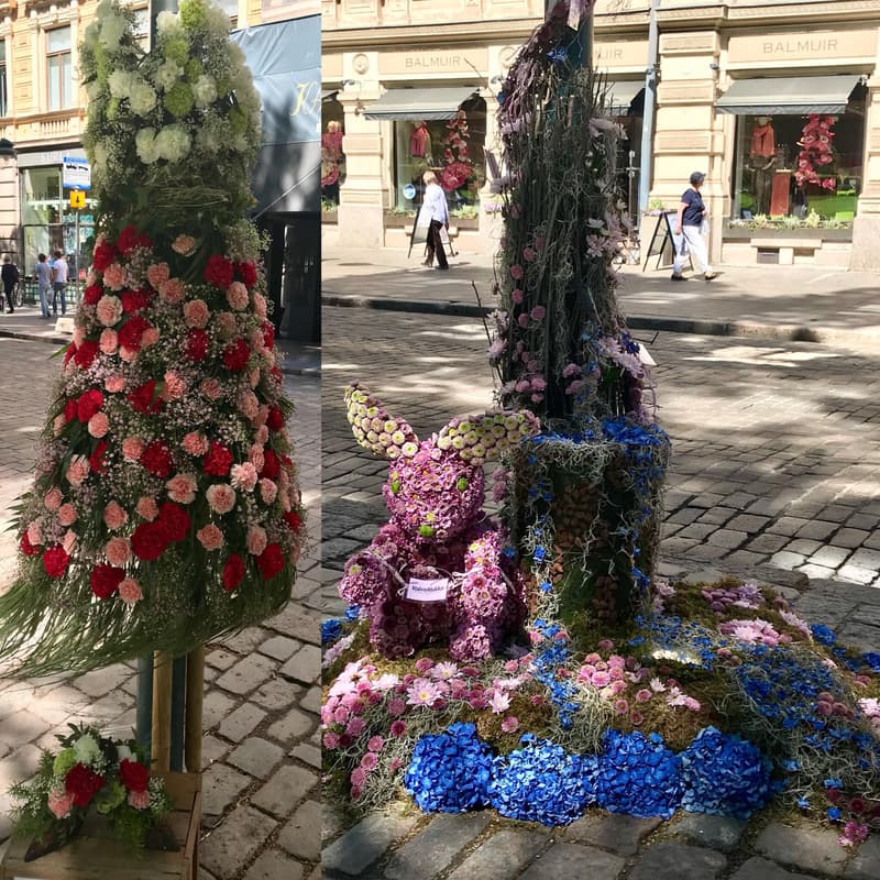 The Ihana Helsinki festival has decorated the North Esplanade.