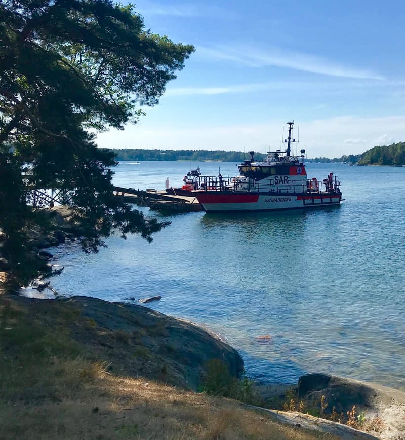 Matosaari is an adventure island where you can also see the vessels of Helsinki's Sea Rescue Society.