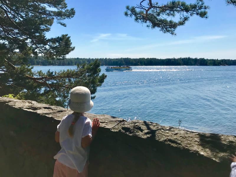 A busy shipping lane passes by Matosaari.
