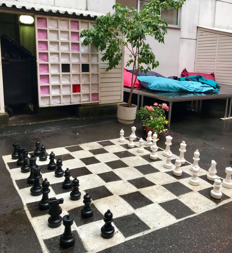 At Riku's summer patio.