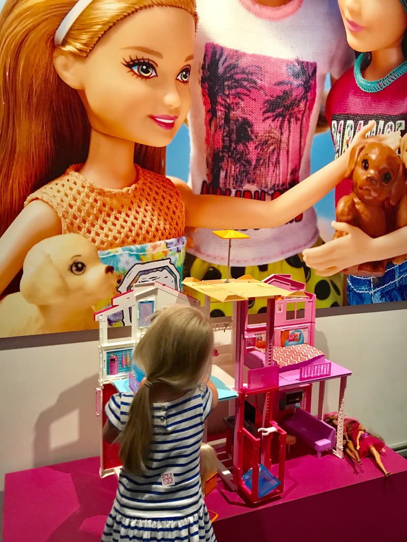 According to my museum buddy, the best part of the exhibition was the Barbie house where you could play.