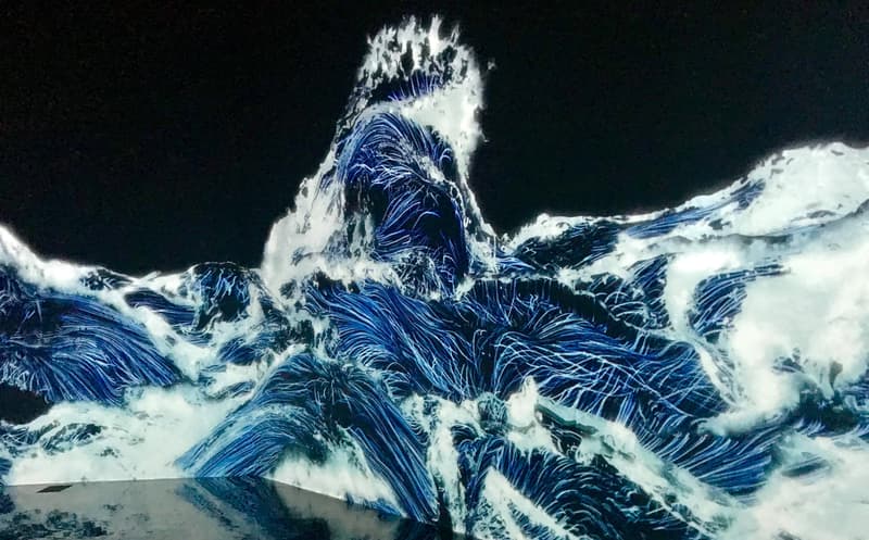 Amos Rex ja taemLab taitelijaryhmän näyttely. 