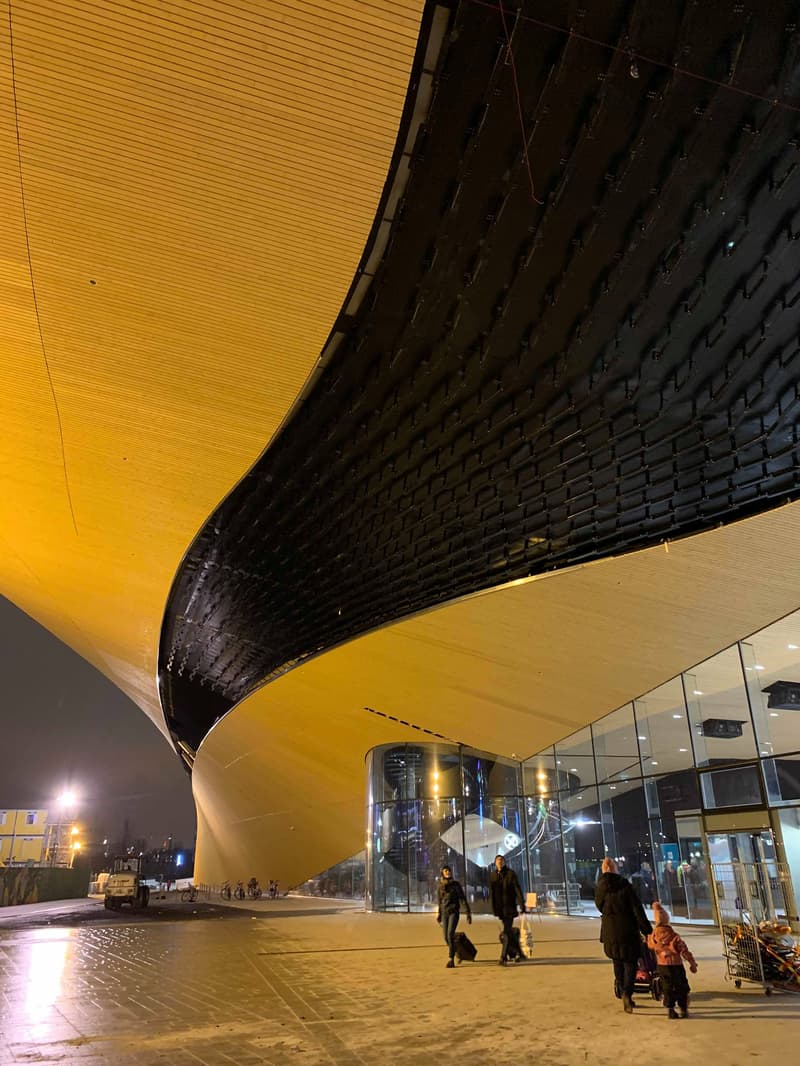 Oodi's architecture is interesting.